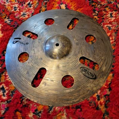 Orion Groove X Concept Crash 16" - Oxidized 995g *EUC* Trash Effects Made In Brazil image 4