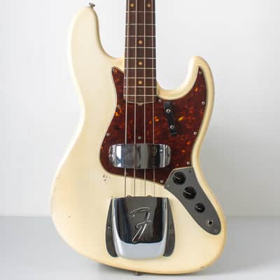 1962 Fender Jazz Bass — Olympic White image 1