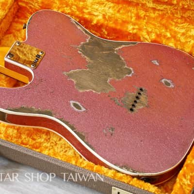 2021 Fender Custom Shop 1960 Telecaster Heavy Relic-Champagne Sparkle. image 15
