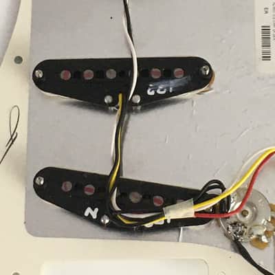Complete Set 2018 Lefty Genuine Fender Guitar Strat Pickups Wiring Harness CTS Pots image 3