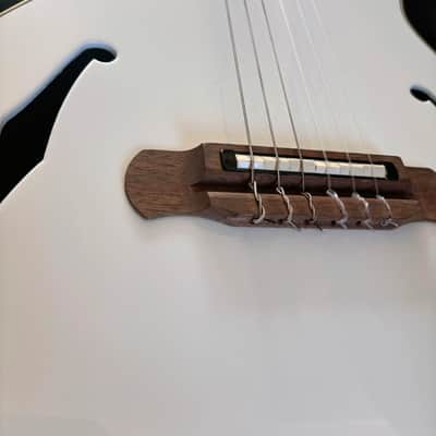 Ovation USA Yngwie Malmsteen YM63 Viper Nylon String 2014 White w/ Hard Case image 3