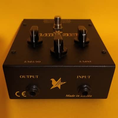 Electro-Harmonix Sovtek Black Russian Big Muff π V8 near mint w/wooden box, catalog, sticker & battery clip converter image 6