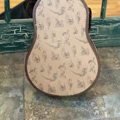 Vintage Kay Cowboy Theme 3/4 Guitar Case Ranch / Western / Frontier Theme image 15