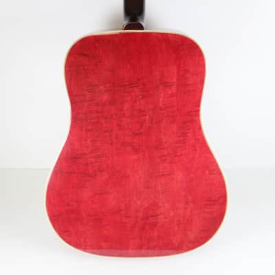 1968 Gibson Dove Vintage Acoustic Guitar Cherry Sunburst 100% Original w/ OHSC Minty 1960's Dreadnought with Manual image 12