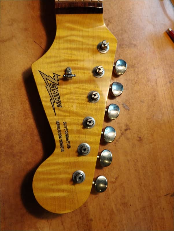 Warmoth Fender Stratocaster Neck 2010's - Nitrocellulose Lacquer Vintage Tint image 1