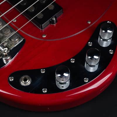 Ernie Ball Music Man Sting Ray 2 EQ 1988 - Transcluent Red image 10