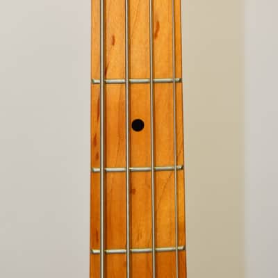 2025 Squier Classic Vibe Telecaster Bass, Maple Fingerboard, Black Pickguard, Mocha image 5