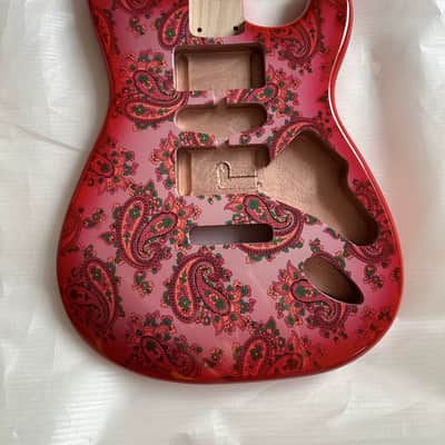 Red Amoeba Finish HSH Guitar Stratocaster Strat Style Body