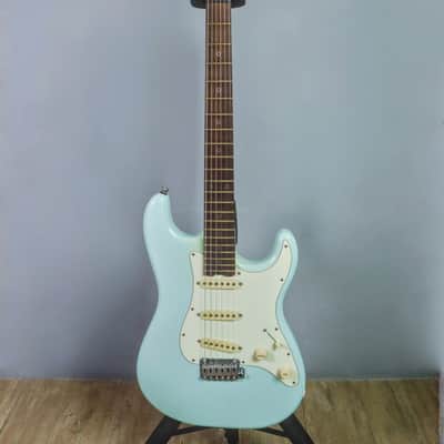 2019 Schecter USA Custom Shop Nick Johnston Trad-USA “Wembley” Atomic Frost image 2