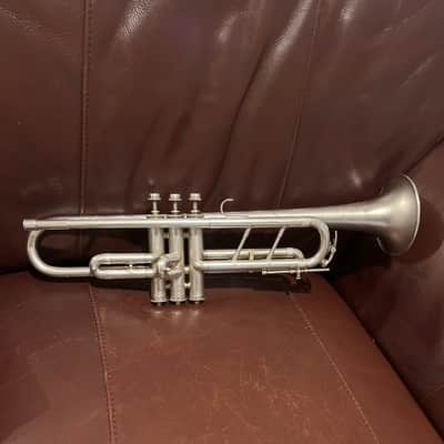 Reynolds Regent (Ohio Band Instruments) (1940s) Bb Trumpet SN 13498 (silver) (rare) image 3