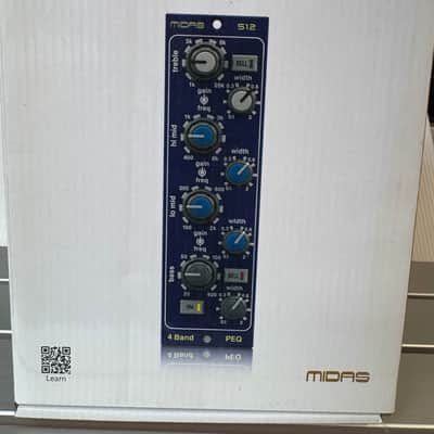 Midas 512 500 Series 4-Band Parametric Equalizer Module 2010s - Blue image 4