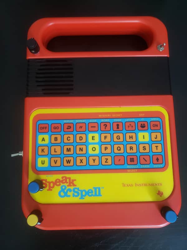 Texas Instruments Speak and Spell LFO  Circuit Bent Glitch noise Spell image 1