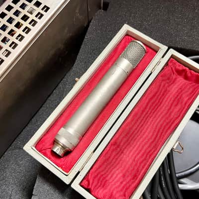 Neumann KM56 multi-pattern tube condenser microphone 1950’s - Nickel original vintage ac701 image 3
