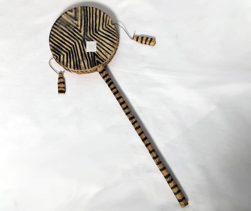 Tic Tac Hand Drums, Spin or Monkey Drum - Made In Kenya image 1