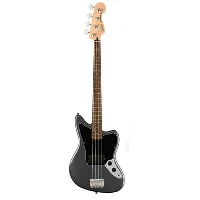 Squier Affinity Series Jaguar Bass - Charcoal Frost Metallic w/ Laurel FB image 2