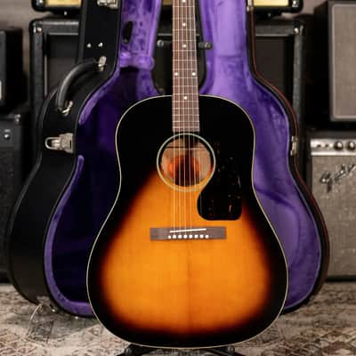 Epiphone 1942 Banner J-45 Reissue Acoustic-Electric Guitar - Vintage Sunburst with Hardshell Case image 14