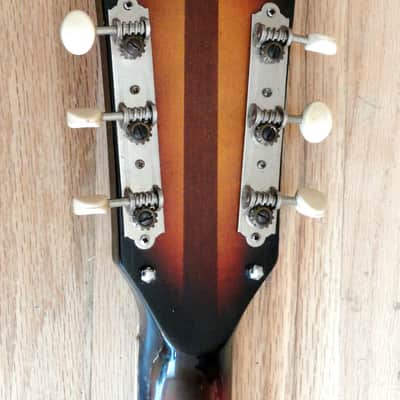 1960s Silvertone 1441 Vintage Electric Guitar by Teisco w/ Mosrite German Carve 1445 image 5
