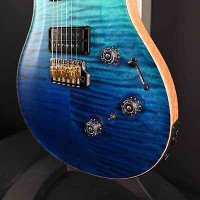 PRS Wood Library Custom 24 Piezo 10-Top Blue Fade #067 image 14