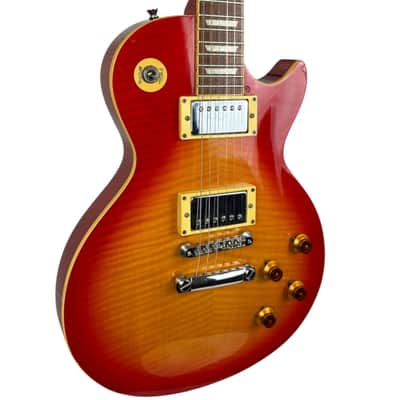 Burny Super Grade Les Paul Standard - Cherry Sunburst image 2