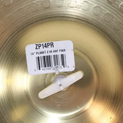 New Zildjian 14" Planet Z Hi-Hat Cymbals (Pair) • ZP14PR image 5