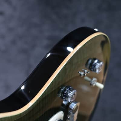 PRS SE Paul's Guitar Flame Maple Veneer Top Teal Black Electric Guitar w/Bag image 12