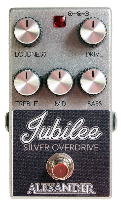 NEW! Alexander Jubilee Silver Overdrive Pedal FREE SHIPPING! image 1