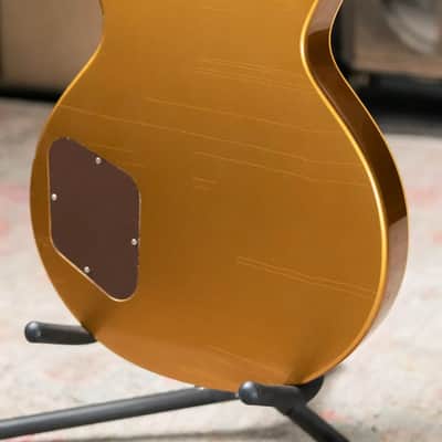 Gibson Custom Shop 1957 Les Paul Standard Murphy Lab Ultra Light Aged Electric Guitar with Bigsby - All Double Gold with Hardshell Case image 9