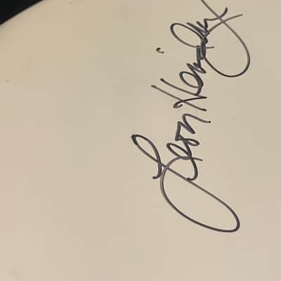 Fender  stratocaster / strat in olympic white signed by Jimi Hendrix 's Brother + a vintage hard shell fender case image 5