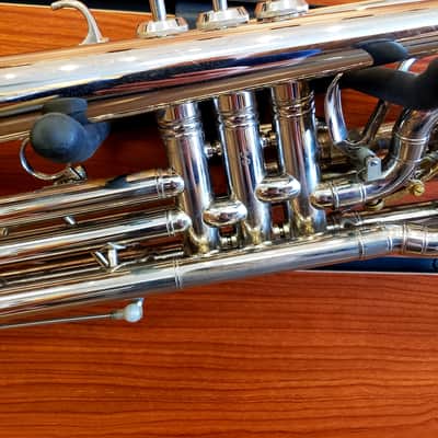 Emo Champion Bass Trumpet Silver image 6