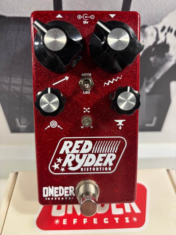Oneder Effects Red Ryder Distortion 2020 - 2023 - Red Sparkle | Reverb