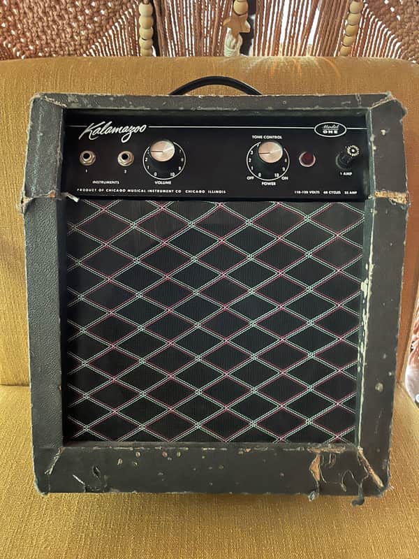 Kalamazoo Model 1 5-Watt 1x10" Guitar Combo 1960s - Black image 1