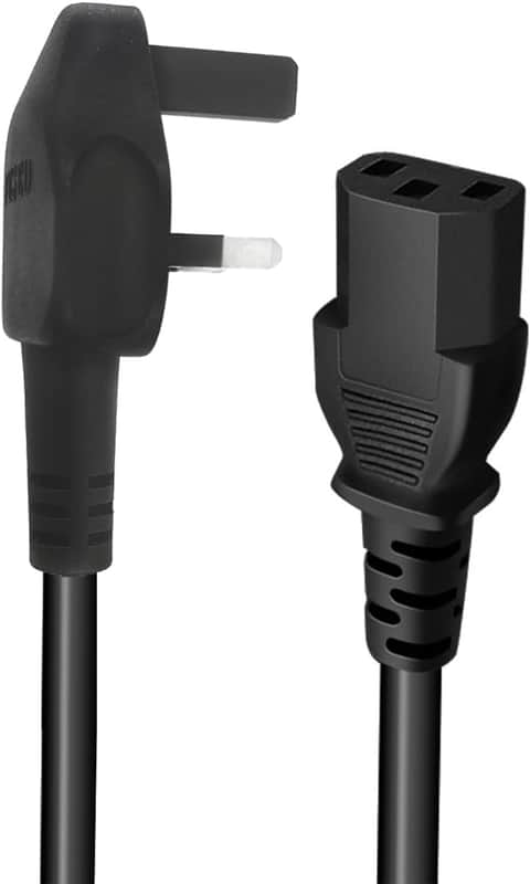 C13 Power Cable Replacement for Marshall Amplifies JCM 2000 DSL 100 Code 25 50 100 DSL5CR DSL100H Amp Amplifier Guitar 3Pin 6Feet AC Power Cable Lead Plug UK Mains image 1