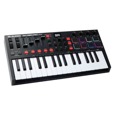 M-Audio Oxygen Pro Mini 32 USB Powered 32-Key MIDI Controller with Smart Controls and Auto-Mapping image 3