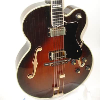 1991 Epiphone Emperor "F" Hollow-body Electric Guitar, Antique Sunburst w/ Case image 3