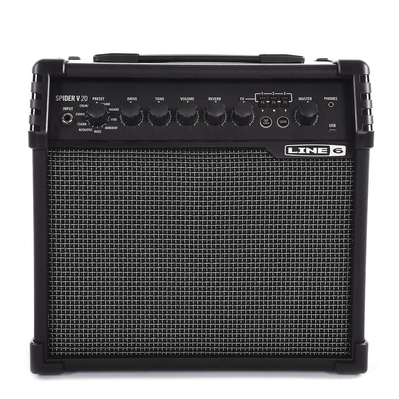Line 6 Spider V 20 20-Watt 1x8" Digital Modeling Guitar Practice Amp image 1