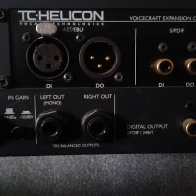 TC Helicon Voice Prism Plus very rare and interesting mic processor with its original VOICECRAFT card (factory fit) image 2