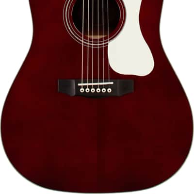 Guild DS-240 Dreadnought Acoustic Guitar, Solid Spruce Top, Wine Red image 2