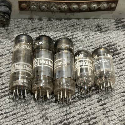 Lafayette PA-622 vintage tube amplifier project PA guitar amp Mullard 7189 tubes image 16