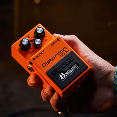 Boss DS-1W Distortion Pedal Bundle w/Pig Hog PCH10BK "Black Woven" Instrument Cable, 12-Pack Guitar Pick and Liquid Audio Polishing Cloth image 5