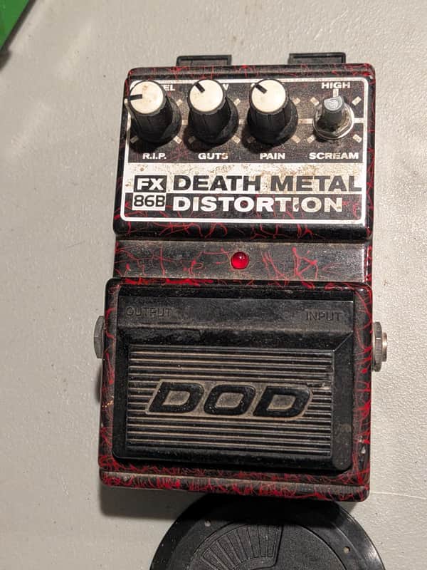 DOD Death Metal Distortion FX86B 1990s - Black image 1