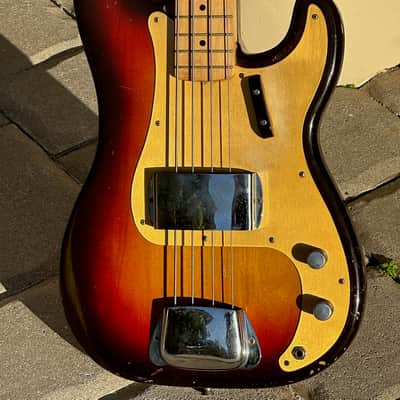 Fender Precision Bass 1958 - a beautiful all original 3-tone Sunburst example w/a Gold'gard ! image 1