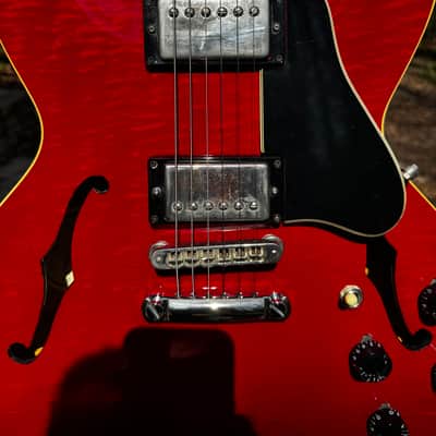 Gibson ES335 1987 - Flamed Cherry Red image 5