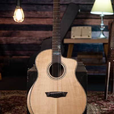 Washburn  SC56S | Allure Bella Tono Studio Cutaway Acoustic Electric Guitar.  - Gloss Natural image 9
