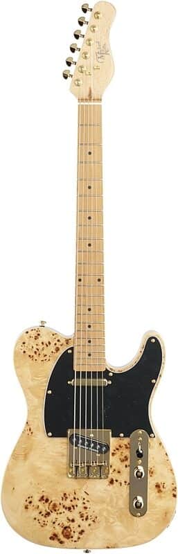 Michael Kelly Modshop 50 (seymour Duncan) Natural Burl S/s Mplfb