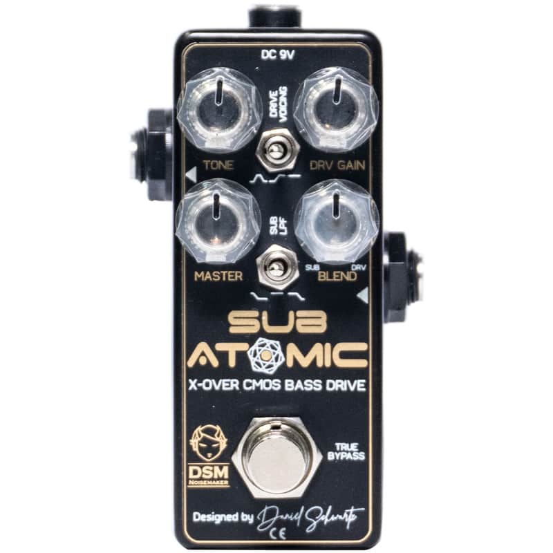 ベース SUB ATOMIC X-OVER CMOS BASS DRIVE DSM Noisemaker Sub Atomic X-Over CMOS Bass Drive | Reverb