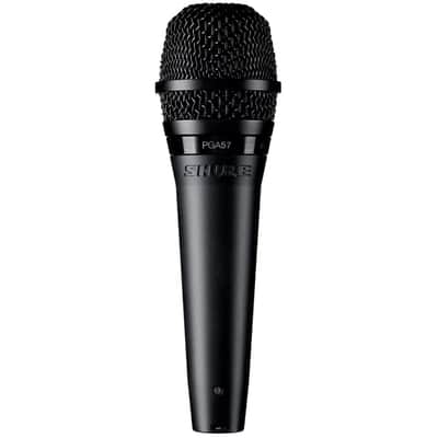 Shure PGA57-XLR Cardioid Dynamic Instrument Microphone with XLR to XLR Cable image 1