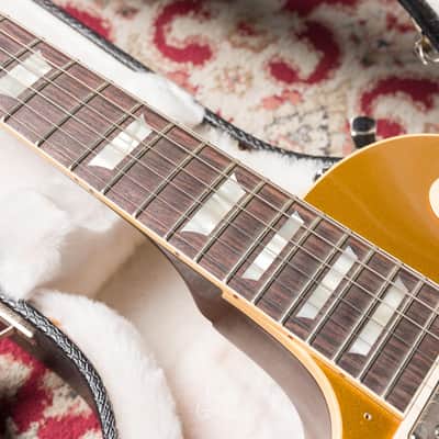 Gibson Les Paul Standard '57 Reissue Left-Handed - Goldtop Darkback VOS #742109 Second Hand image 12