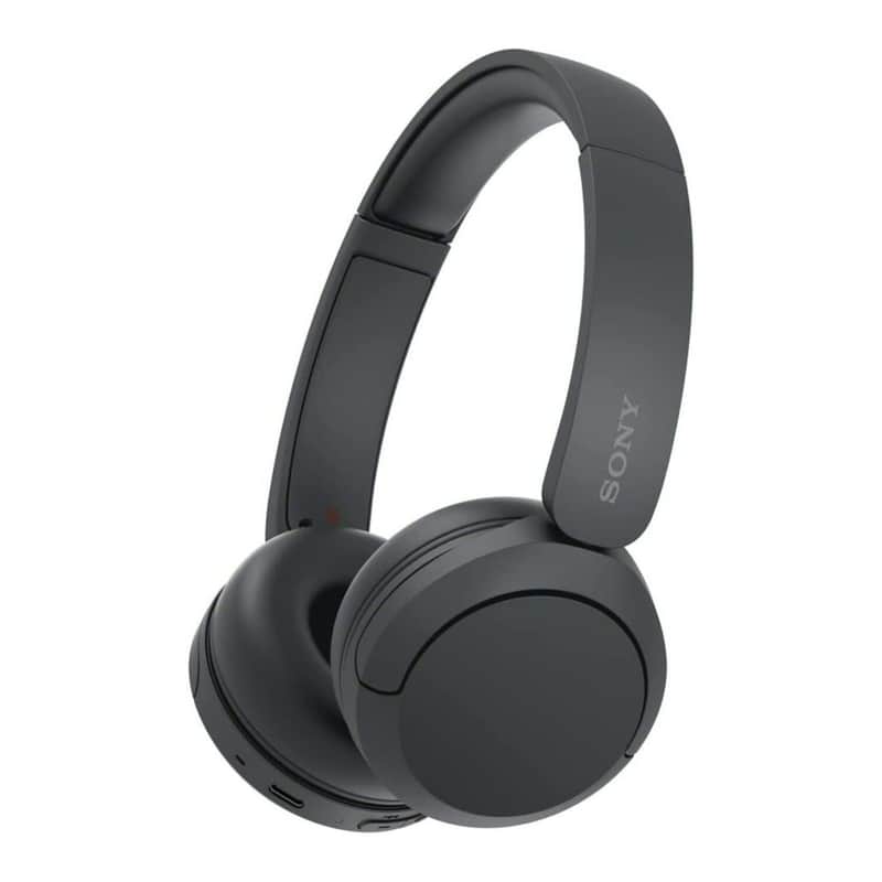 Sony WH-CH520 Compact Easy Carrying Wireless Bluetooth On-Ear Headphones (Black) image 1