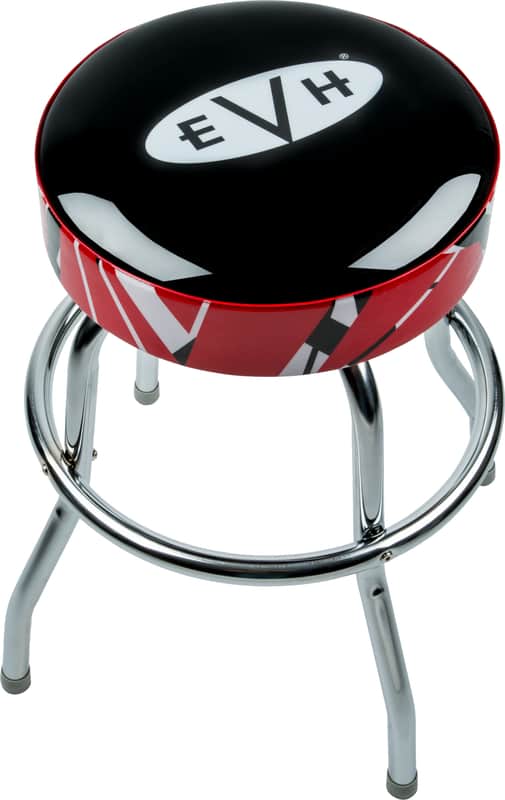 EVH EVH Logo Barstool with Striped Trim 25"