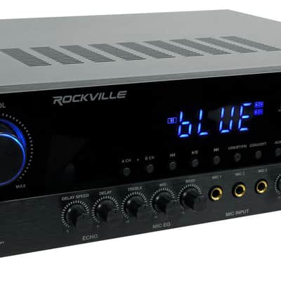 Rockville SINGMIX 5 V2 2000w Bluetooth Pro/Karaoke/Home Amplifier Mixer Receiver image 3